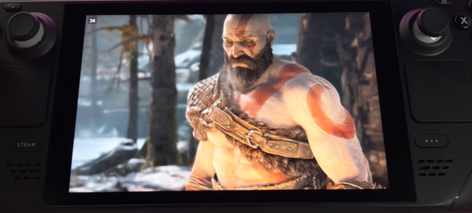 god of war on steam deck games