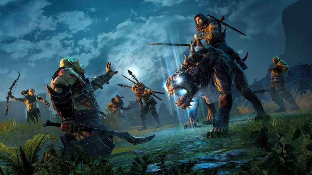 Middle of earth- shadow of war- top action games on Xbox
