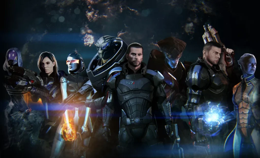 mass effect trilogy - best RPG sci fi games 