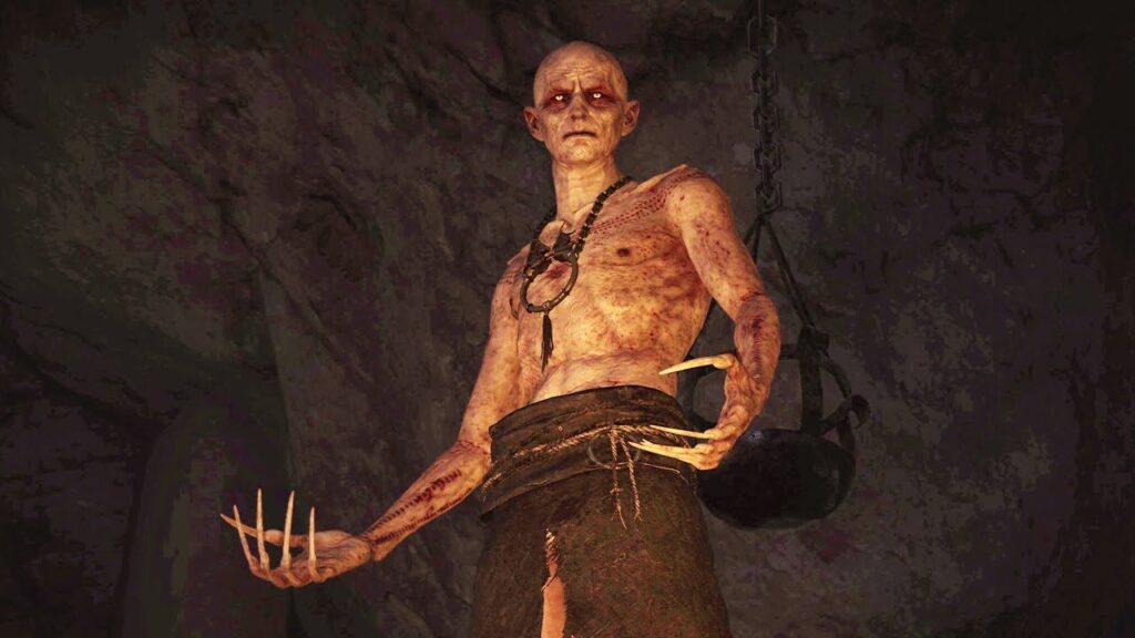 Witcher 3 - Unseen Elder - most terrifying video game characters 